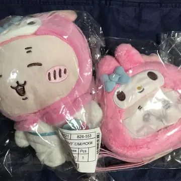 산리오 치이카와 (먼작귀) 봉제 인형 미니백 모몽가 헌책방 마이멜로디