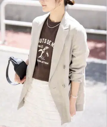 SLOBE IENA 프렌치 린넨 자켓