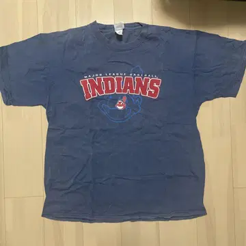 CDA 인디언즈 티셔츠 네이비 INDIANS 야구 MLB 가디언즈