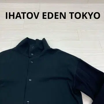 IHATOV EDEN TOKYO 소매 절개 셔츠 하이넥