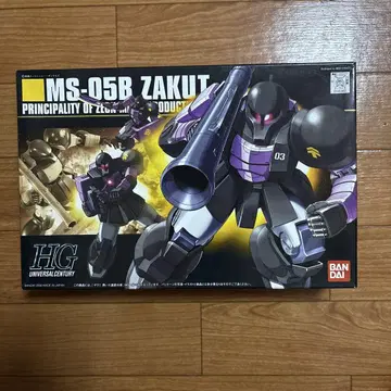 46. [조립 미완료] 반다이 MS-05B ZAKU HG 프라모델