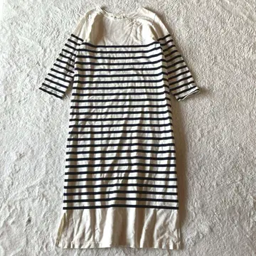 BEAMS BOY 나발 보더 롱 원피스 일본제 면 100%