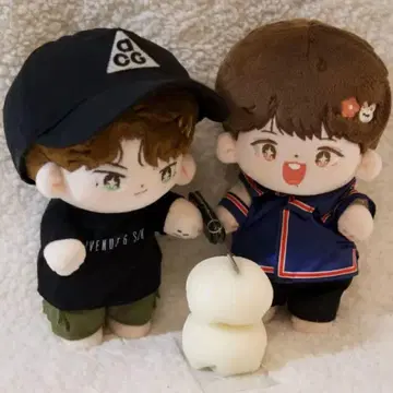 왕이보 이보 샹샹 20cm 봉제 인형용 의류 커플 세트 즉시 구매 가능