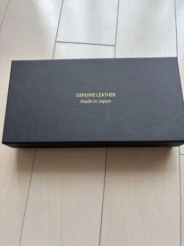 미사용 새상품 천연 가죽 장지갑 카드 포켓 부착 일본제