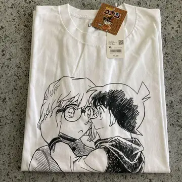 명탐정 코난 UNIQLO 티셔츠 흑철의 어영 XL
