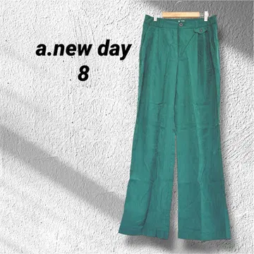a.new day 그린 이지 배기 팬츠 사이즈 8