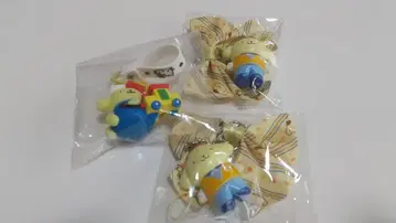 산리오 시크릿 스트랩 키링 폼폼푸딩 3세트