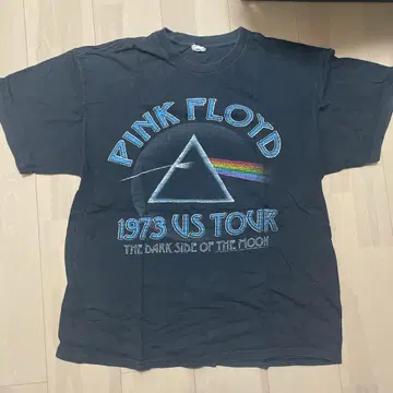 PINK FLOYD 1973 US TOUR 티셔츠 90년대 블랙 포커즈
