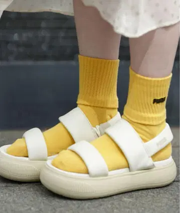 푸마 우먼 마유 퍼피 샌들 22cm