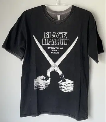 블랙 플래그 BLACK FLAG WENT BLACK 티셔츠 M