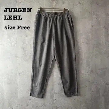 JURGEN LEHL 요건 레일 시원한 릴랙스 팬츠 L 그레이