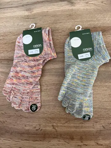 rasox 발가락 양말 M: 24-26cm 2장 세트