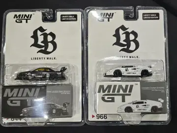 한정판 Mini GT ER34 + 람보르기니 LBWK 2대 세트