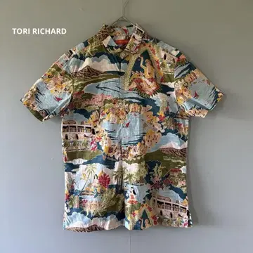 TORI RICHARD ALOHA 라군 알로하 셔츠