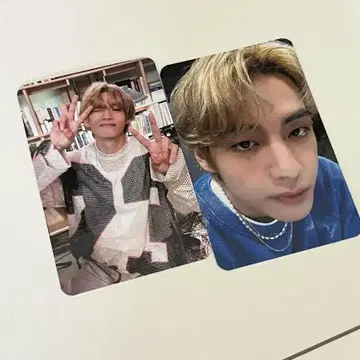 BTS Layover 혜택 V 테테 태현 사노쿠 트레이딩 카드 2장