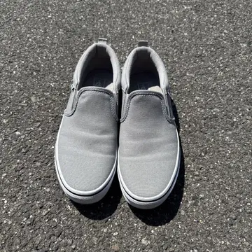 Vans 그레이 슬립온 체크 무늬