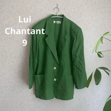a 구제 의류 Lui Chantant 린넨 자켓 그린