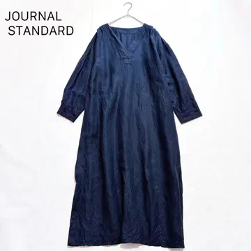 JOURNAL STANDARD 저널 스탠다드 린넨 혼방 원피스 블랙