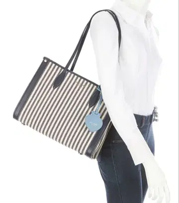 kate spade 케이트 스페이드 스트라이프 미디엄 토트백
