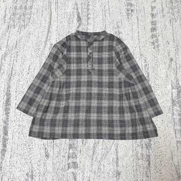 s2867 GAVIDE GAVI 헨리넥 셔츠 체크 긴팔