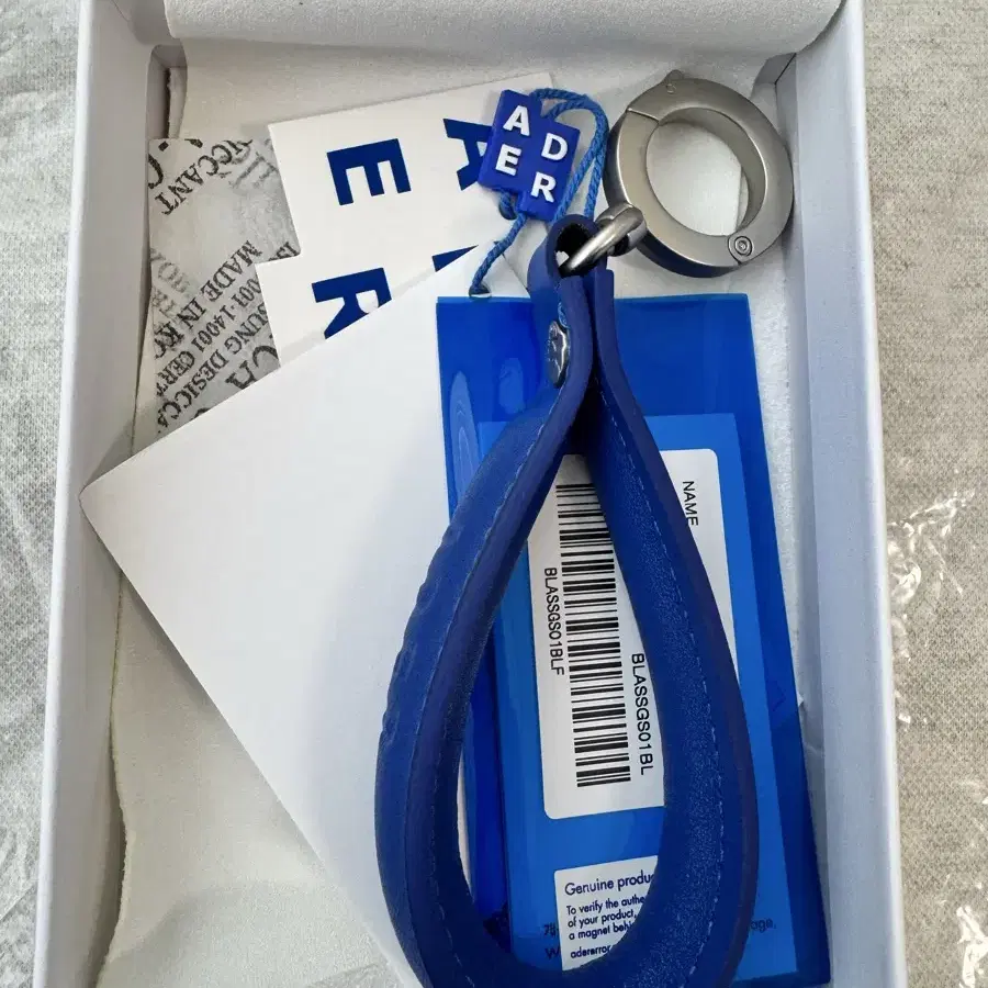 【ADER ERROR】 Balloon keyring Ader Error Ader Error Balloon Keyring Blue (BLASSGS01BL