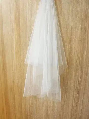 미디엄 웨딩 베일 앞부분 75cm