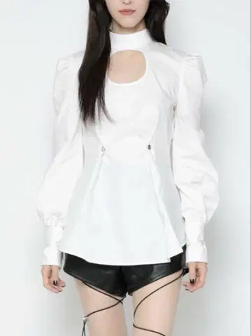 melt the lady 포니테일 블라우스 멜트 더 레이디