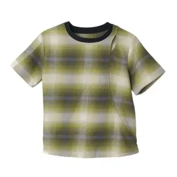 GREEN PANEL TEE