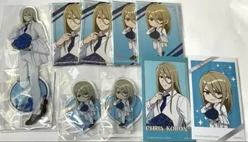 아이돌 마스터 SideM 코론 크리스 쿠지비키도 아크릴 스탠드 캔뱃지