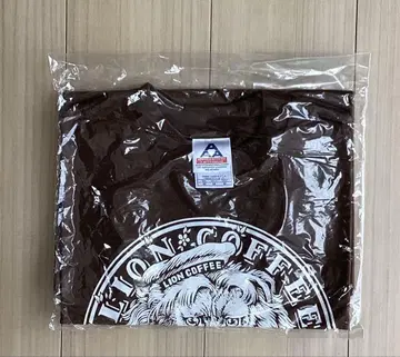 LION COFFEE T셔츠 브라운 새상품 미사용