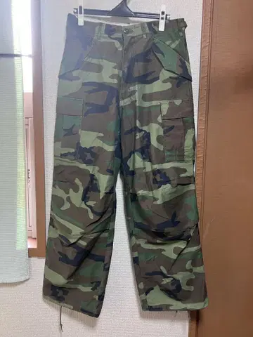 구제 의류 빈티지 카모플라쥬 팬츠 카모 팬츠