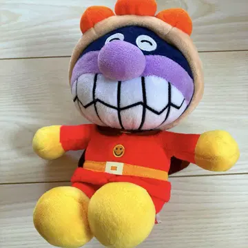 호빵맨 뮤지엄 한정판 바이킨맨 호빵맨 코스튬 봉제 인형