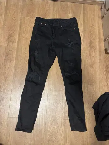 AMERICAN EAGLE 블랙 데님 팬츠 29 x 30