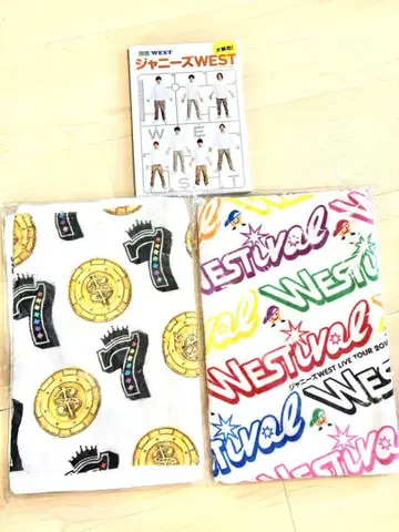 [새상품] WEST. 럭키 7 타월 WESTival 타월 세트 덤 포함