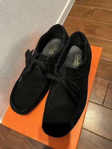 Clarks Wallabee 블랙 스웨이드 캐주얼 슈즈