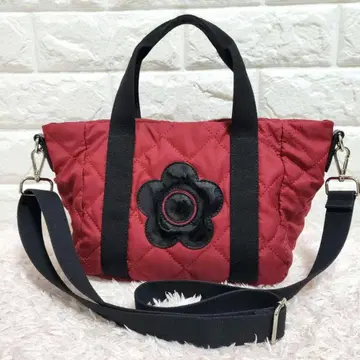 MARY QUANT 데이지 2way 퀼팅 숄더 핸드백