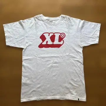 XL 로고 프린트 화이트 티셔츠 XLARGE