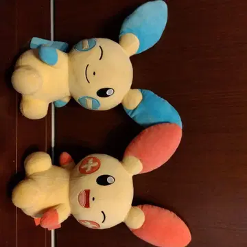 플러스루와 마이농 봉제 인형 세트 약 30cm