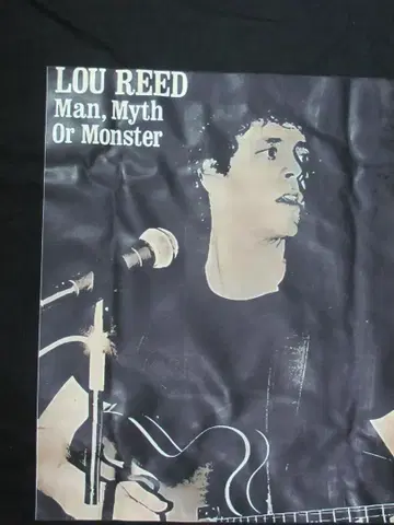 블랙/L 루 리드 티셔츠 Lou Reed