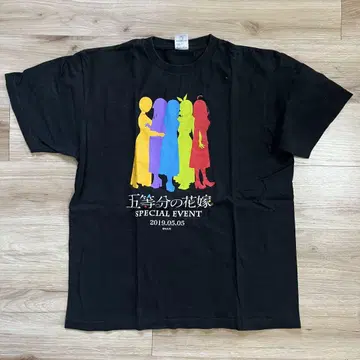 5등분의 신부 이벤트 티셔츠 L 사이즈
