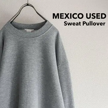 구제 의류 Vintage Plain Sweatshirt (gray)