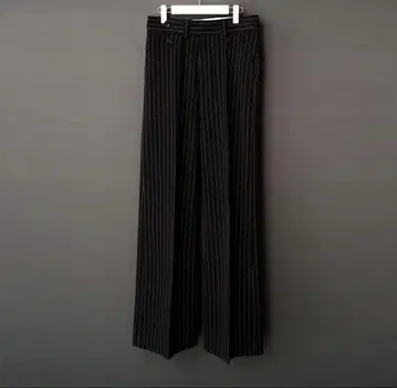 와이드 슬랙스 스트라이프 플레어 stripe flare 70s