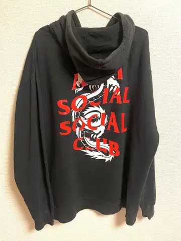 ANTI SOCIAL SOCIAL CLUB 후드티 블랙