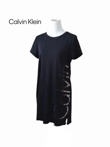 CalvinKlein 캘빈클라인 빅 로고 T셔츠 미니 원피스