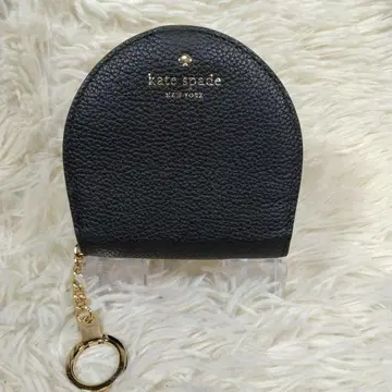 새상품급 kate spade new york 가죽 코인 케이스 블랙