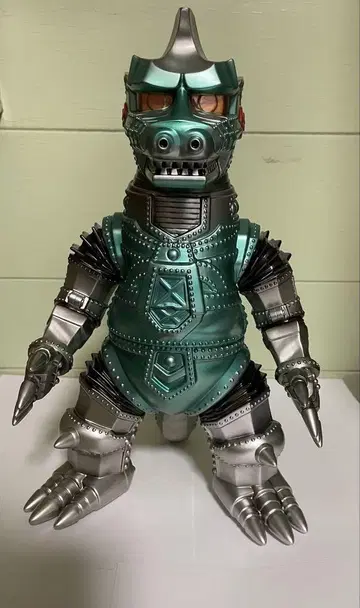 KAIJU ONE 소프트 비닐 메카고질라 1974 은박 메탈릭 그린