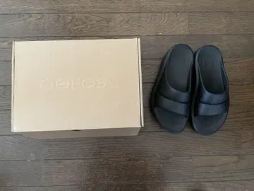우포스 통굽 컴포트 샌들 37 블랙 검정
