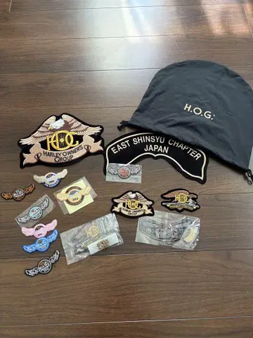 Harley davidson 패치 15개 세트