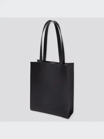 UNIQLO 레더 터치 스퀘어 토트백