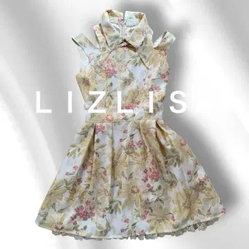 리즈리사 l i z l i s a 플라워 프린트 원피스